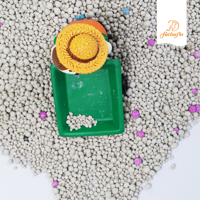 Daily Use Colored Cat Litter Sand Natural Volcano Bentonite Cat Litter