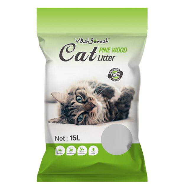 100% Natural Light Weight Pine Wood Cat Litter