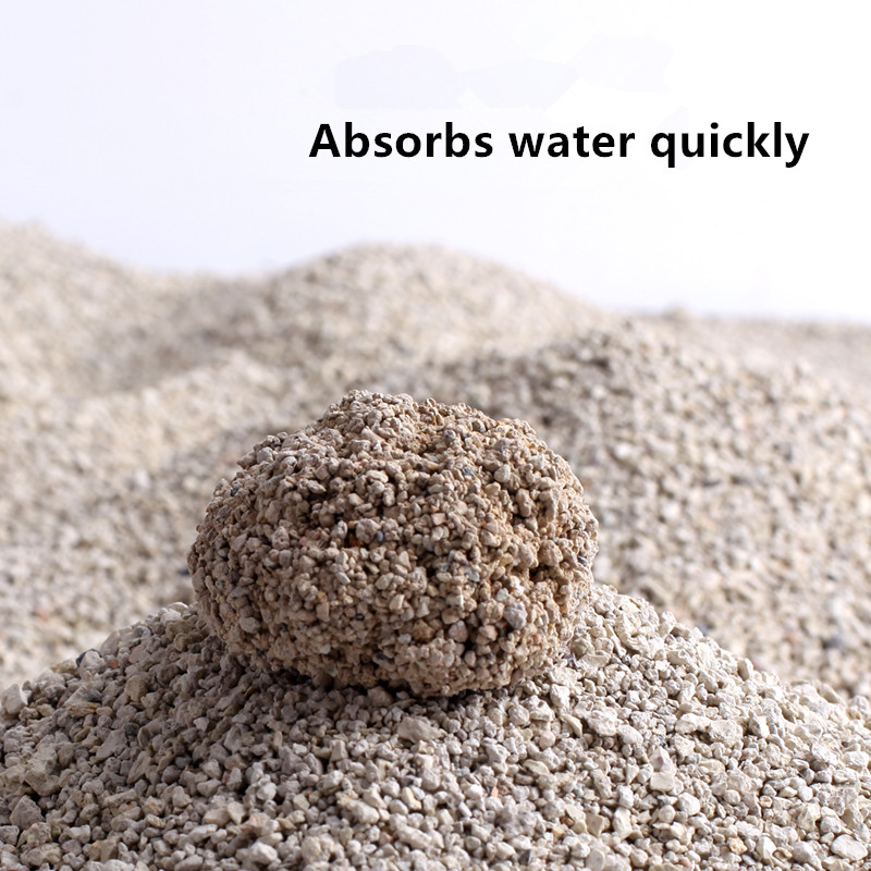 100% raw ore bentonite cat litter Irregular shape can be OEM customized bentonite cat litter