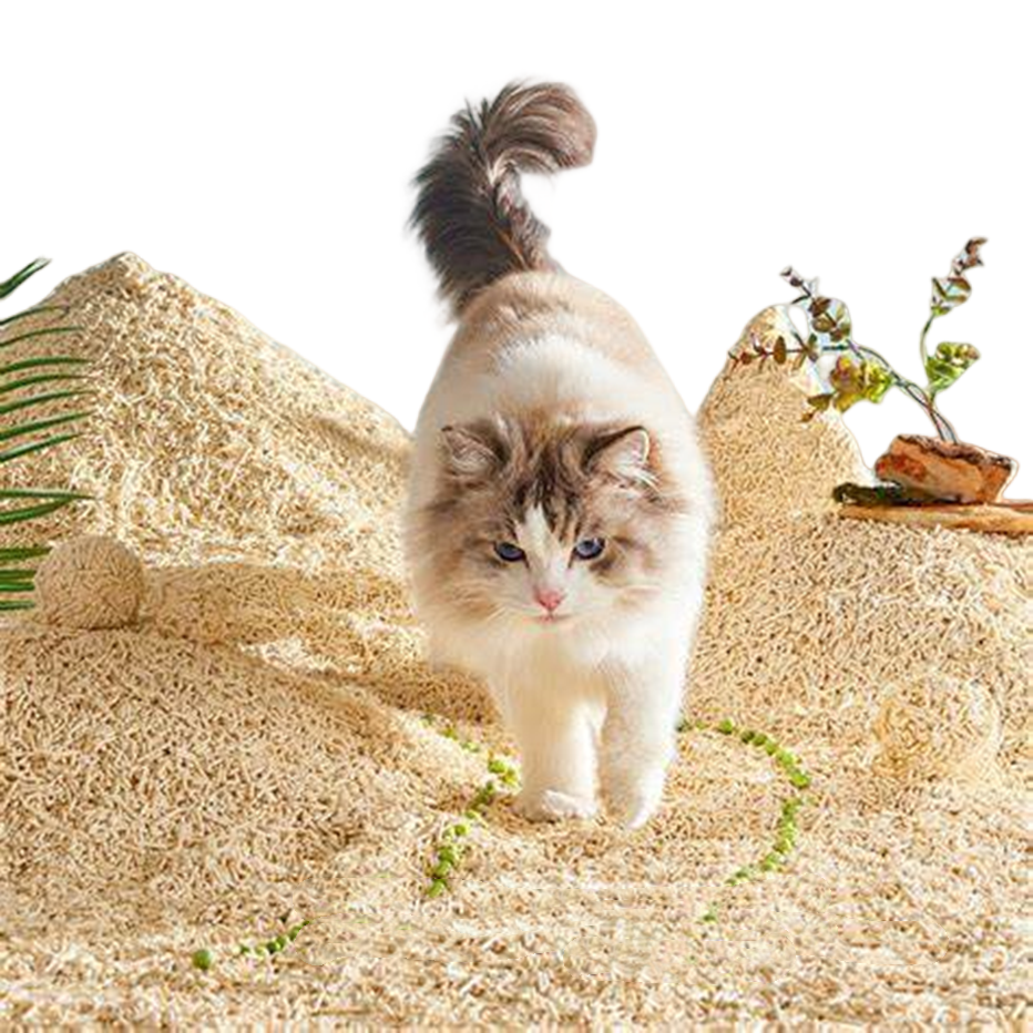 Wholesale Bulk Cat Litter OEM Selling Low Tracking Tofu Cat Litter, Clumping, Flushable, Odor Proof, Dust Free, Cat Litter
