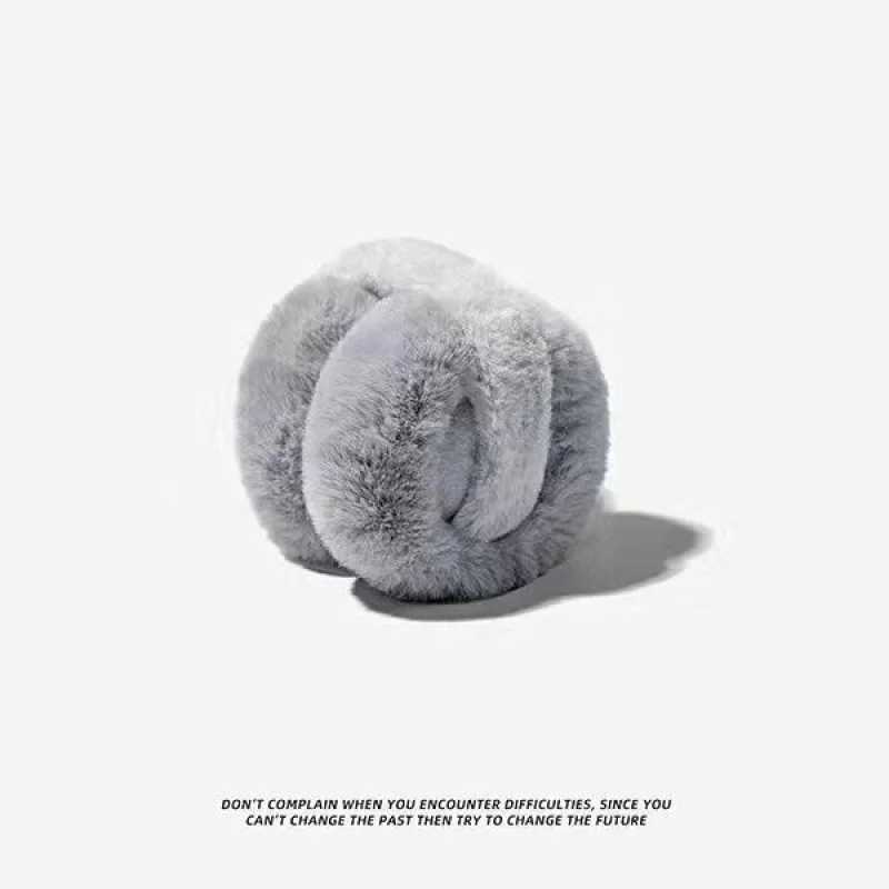 Cute plush folding protector with high appearance thick and warm ear cushions suitable for autumn and winter accessories W241126