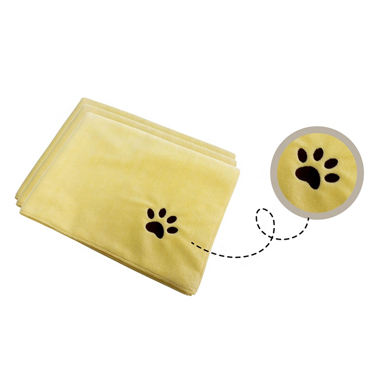 Best selling good quality super absorbent bath cleaning quick dry microfiber dog towel