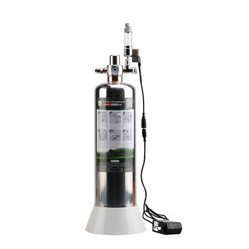 D701 Double using life diy aquarium co2 generators kit with solenoid valve bubble counter planted aquarium diy co2 generator