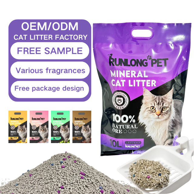 Supplier Sale Wholesale Cheap 5l 10l 25l Strong Clumping Wholesale Cat Litter Sand Cat Sand Bentonite Cat Litter