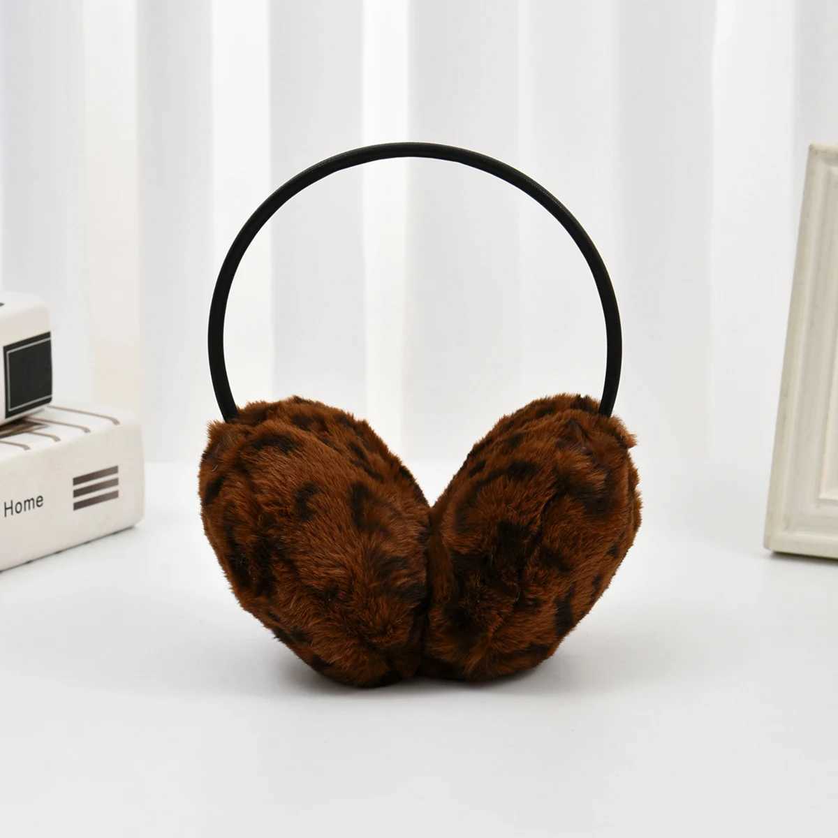 New Autumn and Winter Leopard Print Womens Earmuffs Windproof and Antifreeze Earmuffs Cycling EarmuffsXJ241126