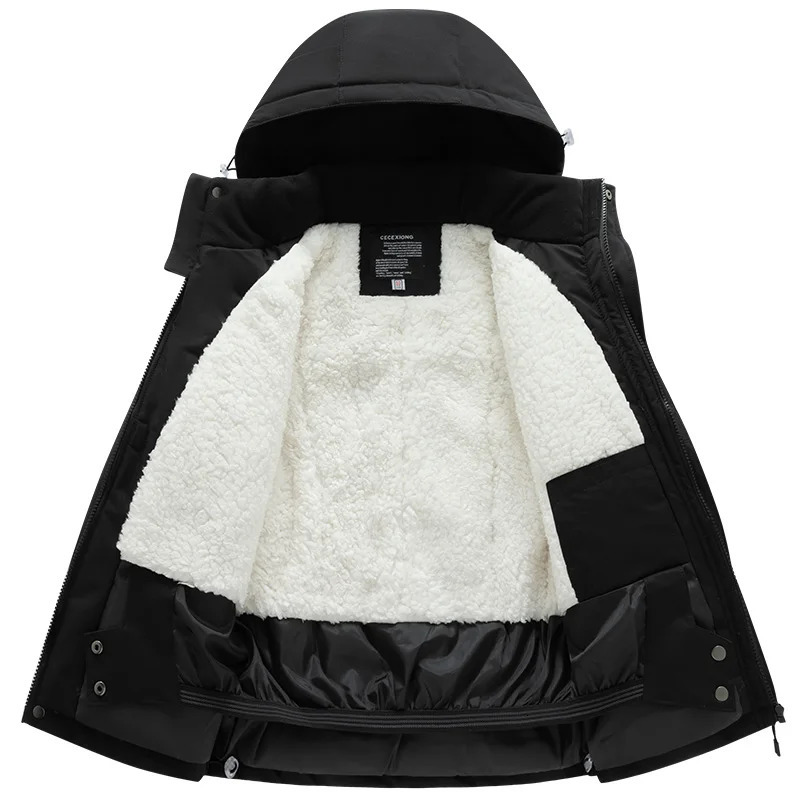 Winter childrens skiing suit for boys and girls windproof and waterproof thick coat for warmth and snow playing equipment 241126