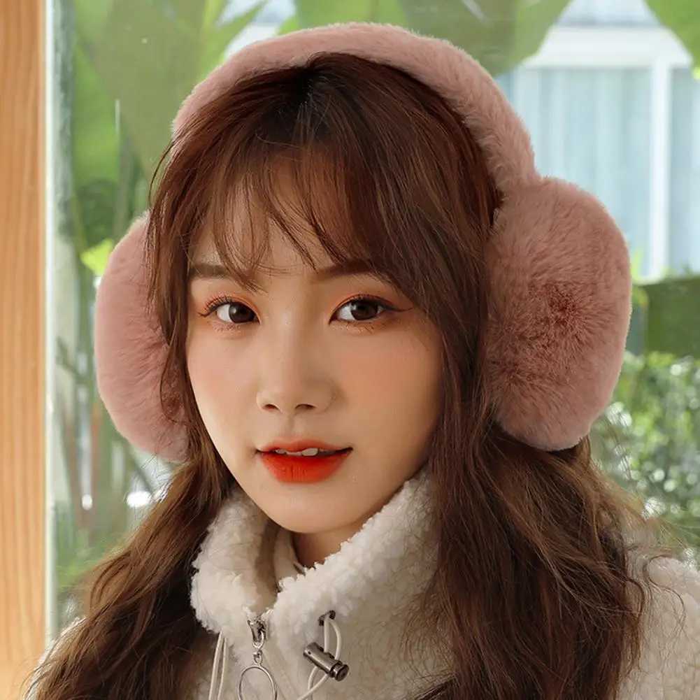 2024 Soft Plush Earrings Warm Winter Warm Artificial Fur Earrings Fashion Fur Earrings Outdoor Cold Earrings Folding Earrings W241126