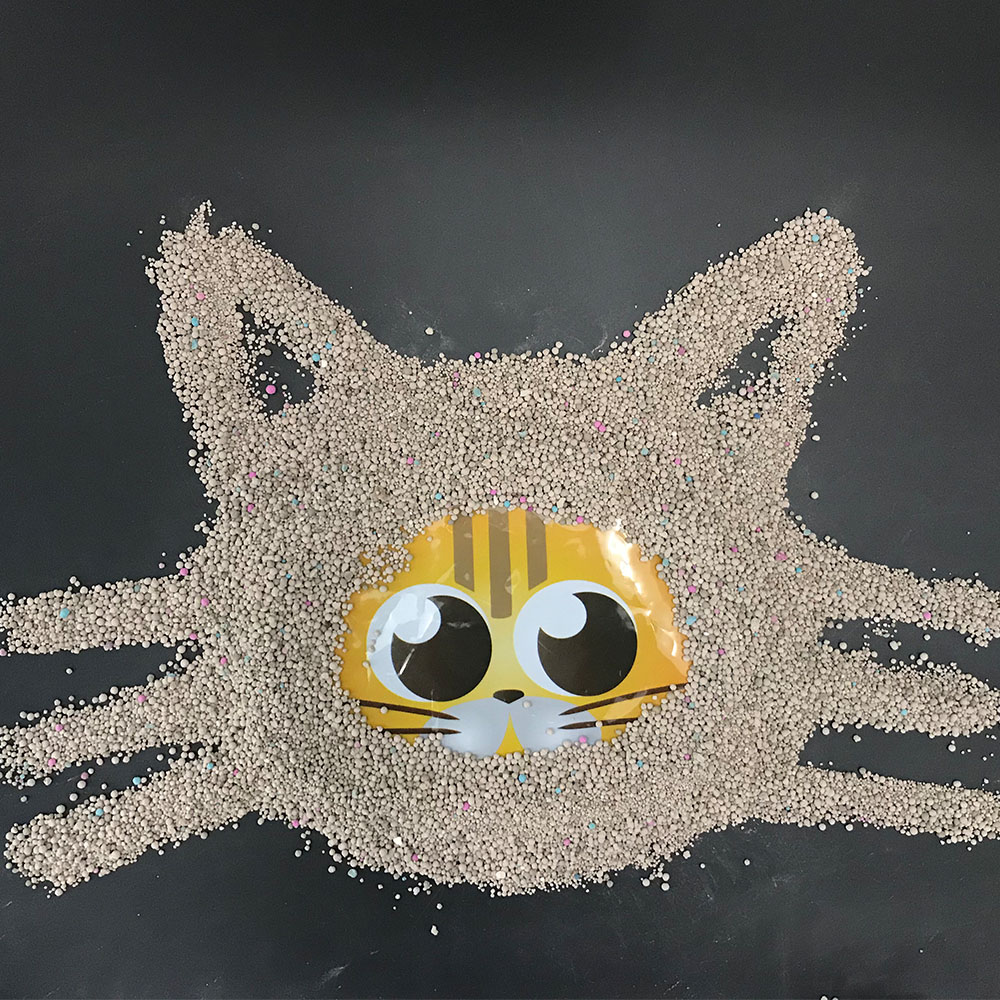 Hot Sale Not easy break Cat litter bentonite production line sodium bulk bentonite cat litter with silica