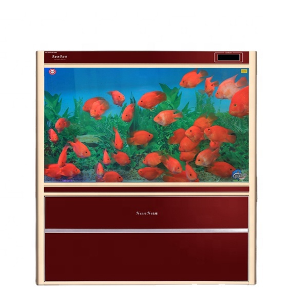 SUNSUN HLT Series View Ornamental Aquarium Arowana Large Glass Fish Tank For Home And Company Use