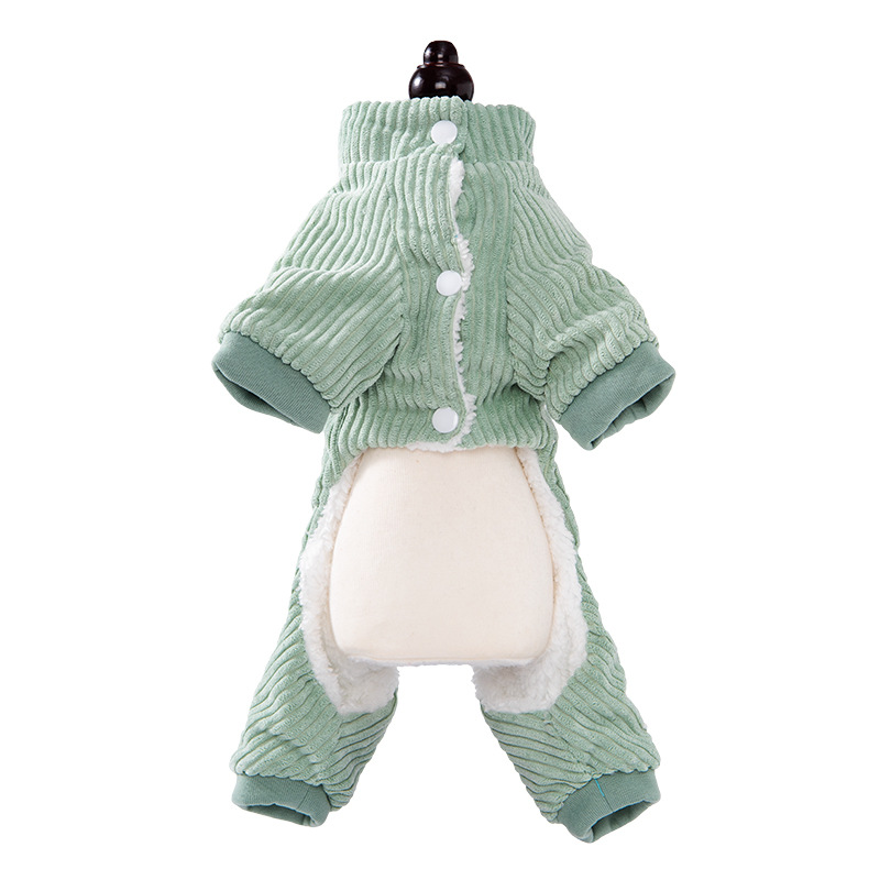 Warm Thick corduroy Pet Clothes Cute Funny Sport Cartoon Style Apparel Dogs Cats Small XL XXL Sizes Winter Spring Holidays