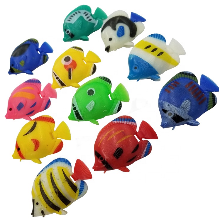 Wholesale Fish Tank Landscaping Simulation Plastic Fish Jellyfish Aquarium Decorative Artifical Fish