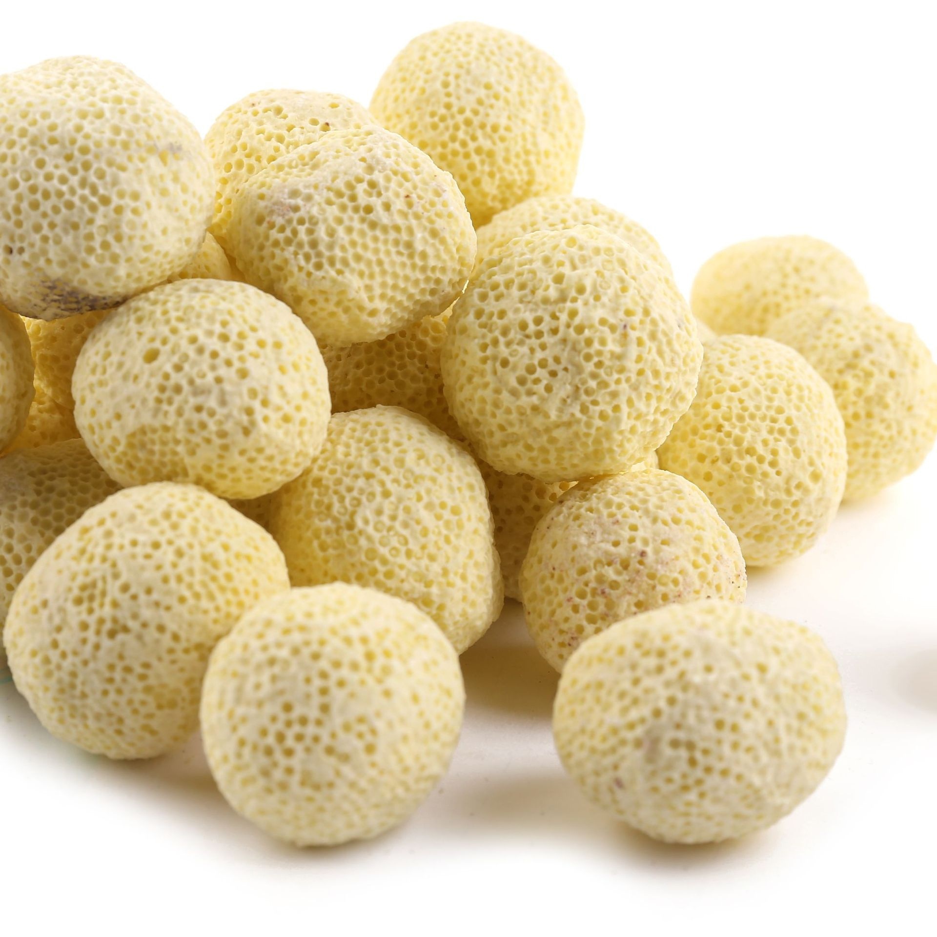 Factory Fish Tank Biochemical Ball Yellow Round 20mm Bacteria House Nitrifying Bacteria House Aquarium Filter Ceramic Ring