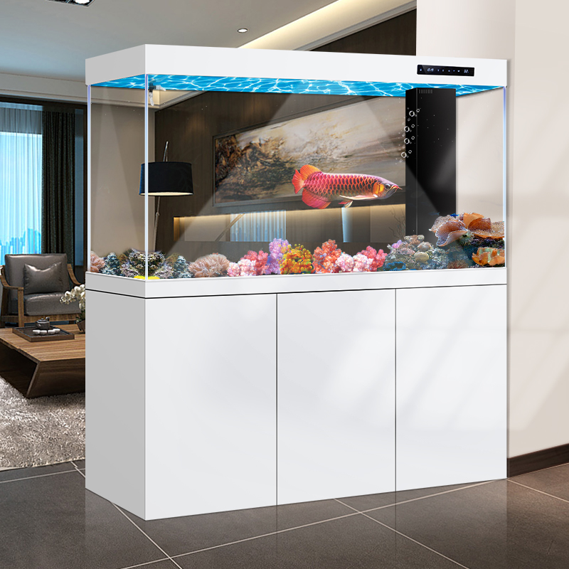 Super white glass dragon fish tank Aquarium large living room intelligent water free advanced new model