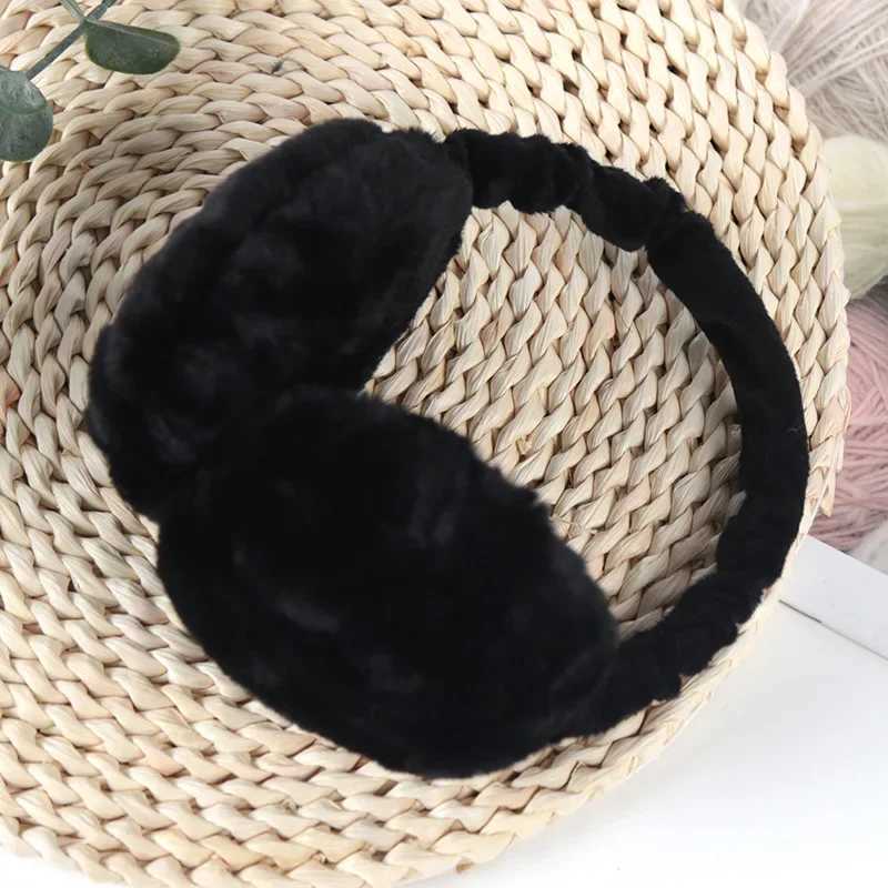 Winter Women Soft Plush Ear Warmer Warm Earmuffs Fashion Solid Color Cute Earfl Outdoor Cold Protection Ear-Muffs Ear CoverXJ241126