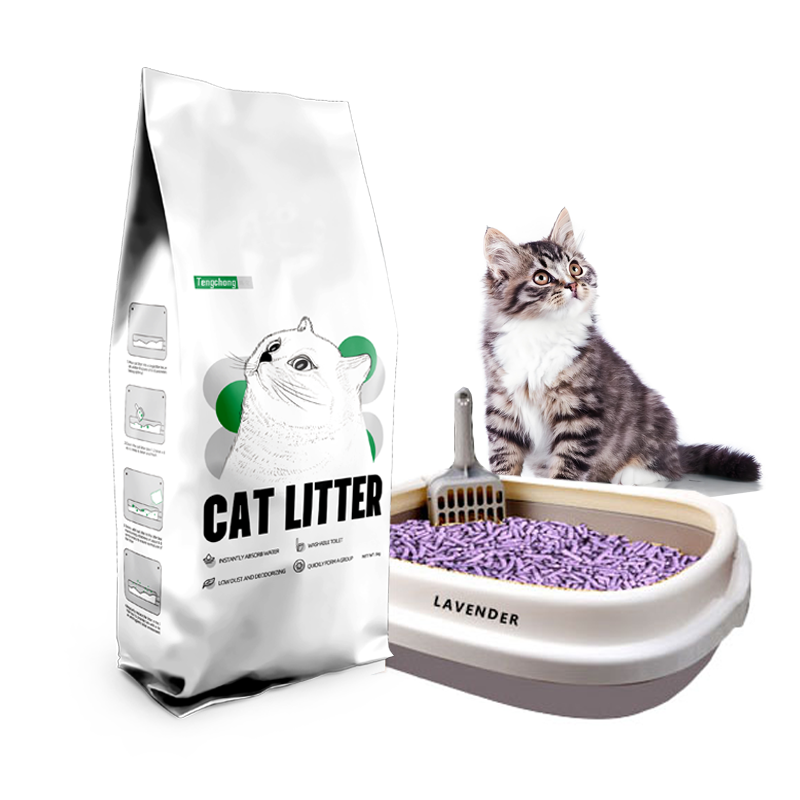 Factory Ultra Absorbent Dust Free strip shape Cat Litter Quickly Clumping Odor Control Flushable Tofu Cat Litter