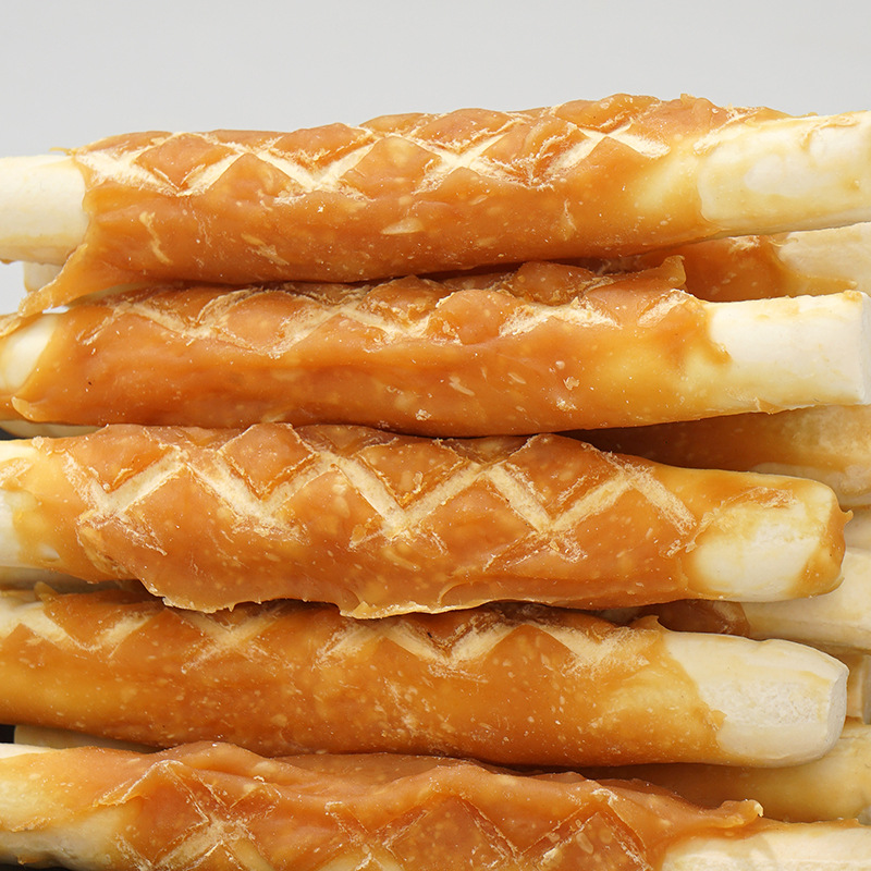 natural dog treats Chicken Flavor Treats Dog Chew Sticks Teeth Cleaning dog bone Pet Snacks bully sticks for pet