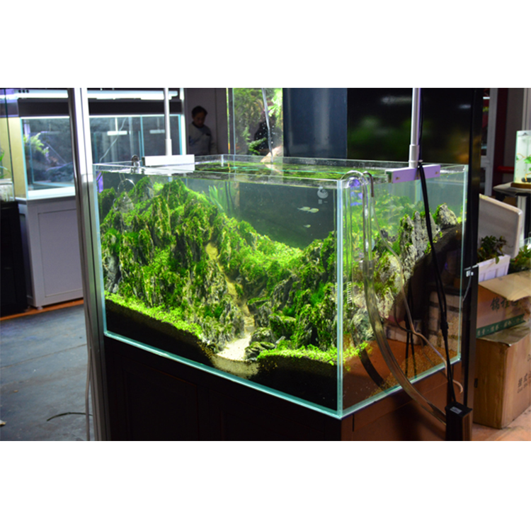 Super White Glass Aquarium Fish Tank Right Angle Water Grass Acrylic Fish Tank for Factory Wholesale