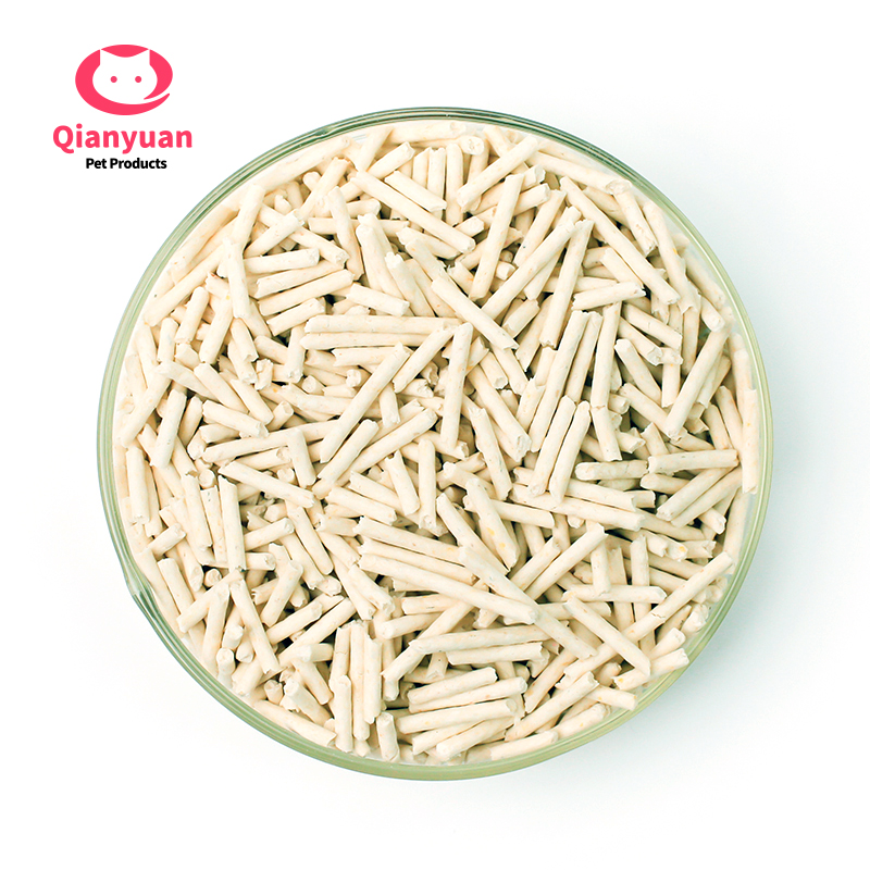 Easy Clean Vacuum Packed Food Grade Nature High Quality 2mm Cat Sand Dust-free Clumping Tofu Cat Litter