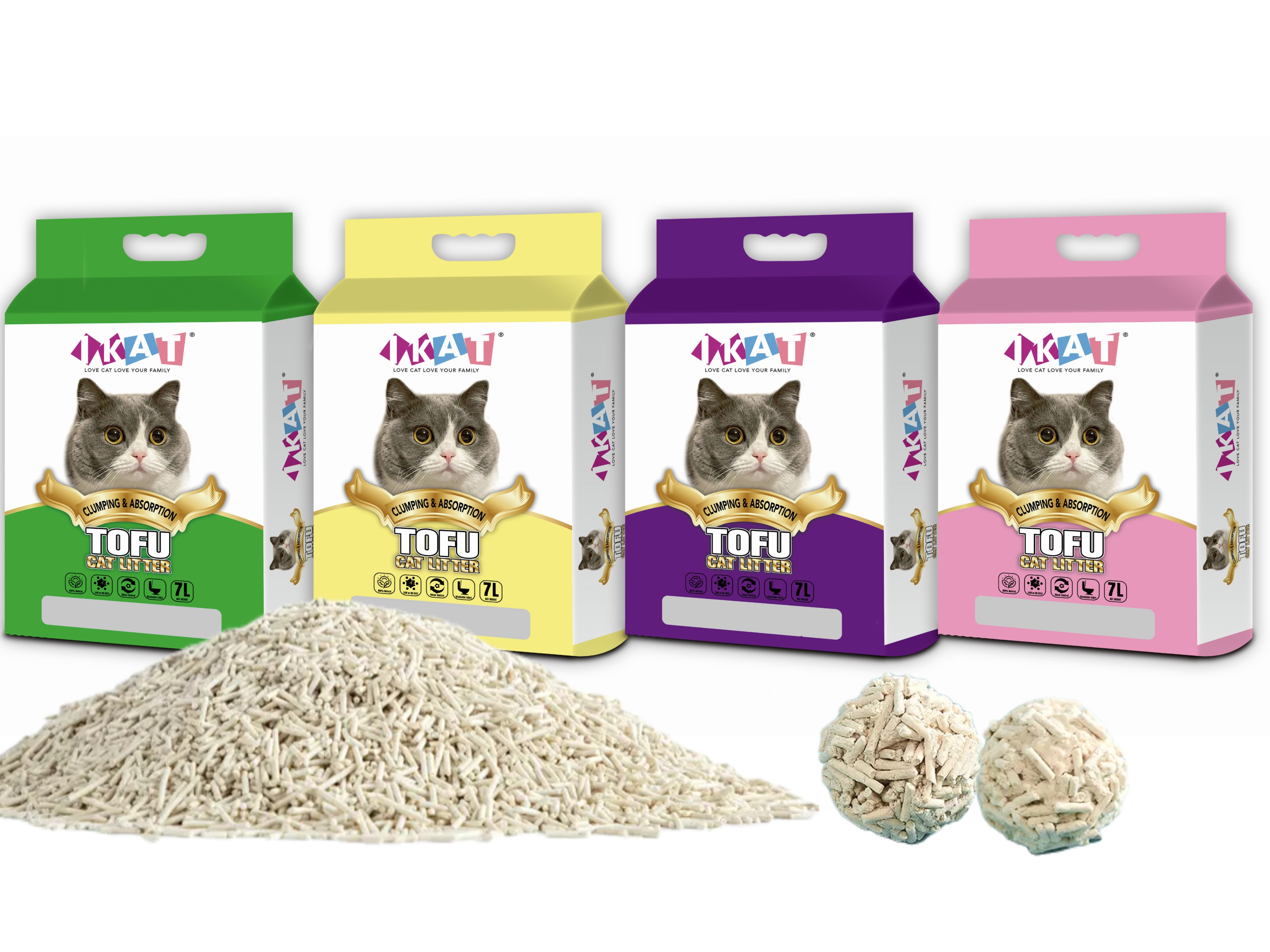 Pet Supplies Cat Litter Sand Premium Natural Clumping Safe Dust Free Tofu Cat Litter Sale Free Sample Whisperpet