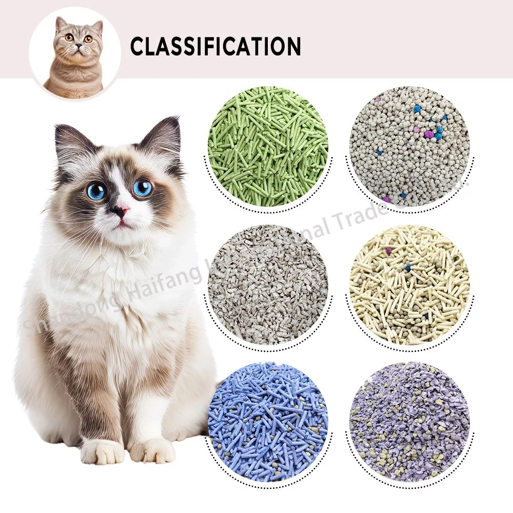Dust-Free Safe Non-Toxic Natural Degradable Tofu Cat Litter Washable and Environmentally Friendly