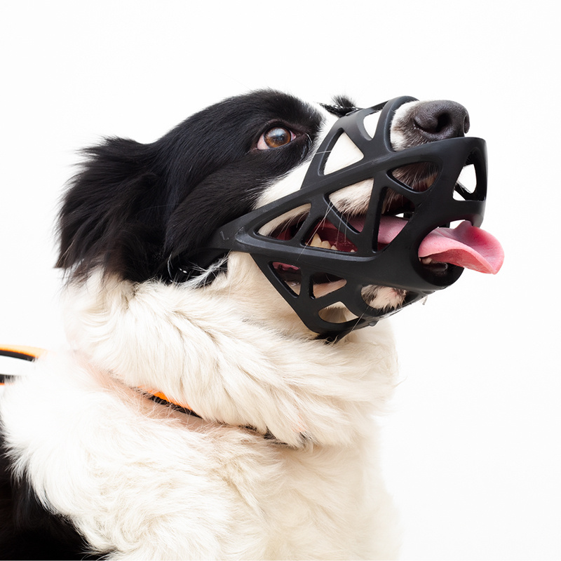 Tactical Breathable Dog Face Cover Dog Face Muzzle Anti Bite Dog Mesh Muzzle