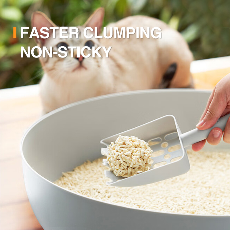 oem custom bulk cat liter natural eco friendly premium 10l plant cat sand Clumping flushable PH health indicator tofu cat litter