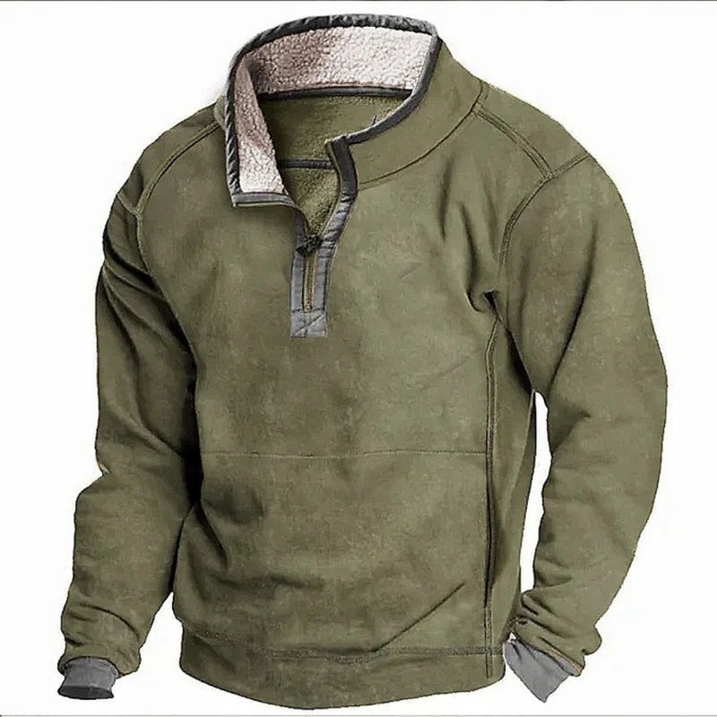 Men's Hoodies Spring Autumn Vintage Oversized Sweatshirts Men Hoodie Casual Loose Long Sleeve Zipper Stand Ethnic Graphic Print Tees Tops