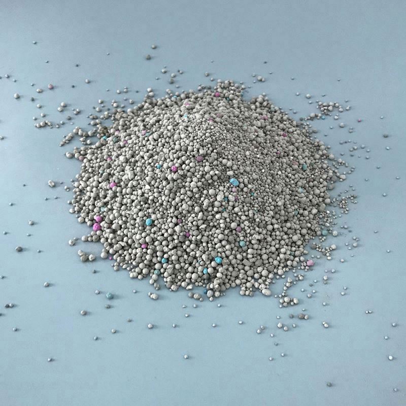 Good Quality Long Service Time Bentonite Cat Litter Special Designed Round Shape Granulation Bentonite Cat Litter Silica Gel
