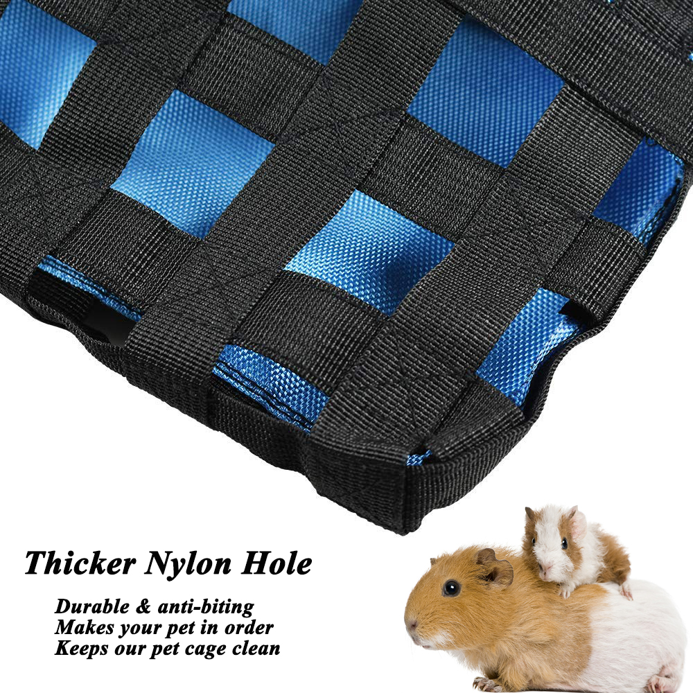 Ready to Ship Small Animal Food Storage Bag Outdoor Portable Feeder Hanging Rabbit Bags Pet Cage