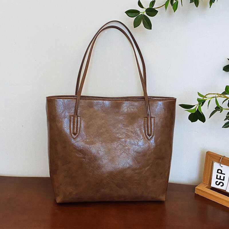 High end large capacity women, 2024 autumn and winter new fashion commuting tote bag, versatile shoulder bag for women