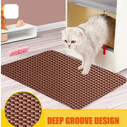 Cat Litter Mat by artes Pets (XL Size: 36"x24") - Non-Slip, Durable, Easy to Clean, Water Resistant