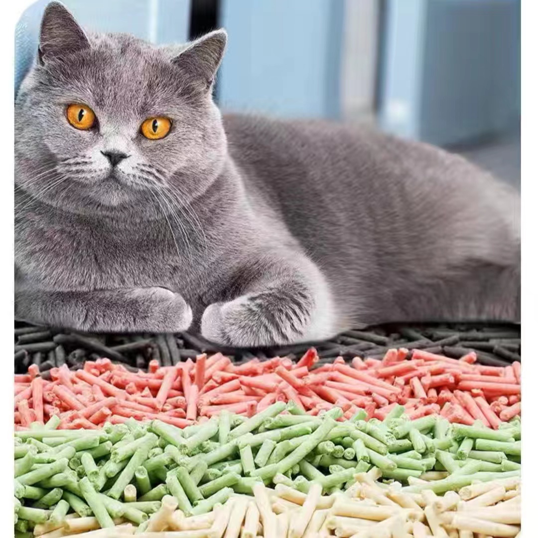 100% Natural plant toufu cat litter fast water absorption strong clumping Tofu Cat Litter cat products
