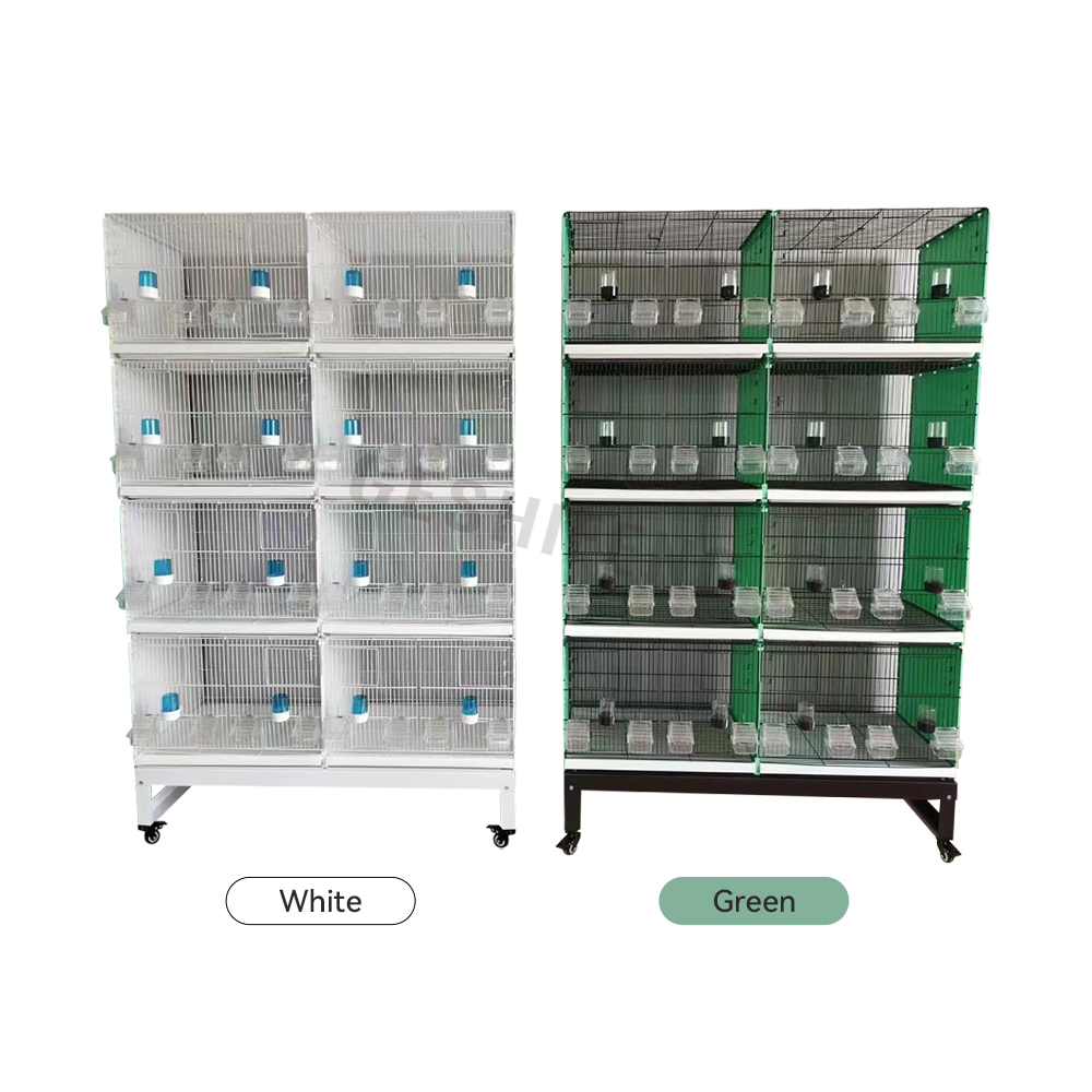 GESHIFENG Large Birds Breeding Cage Big Size 4 Layers Bird Parrot Display Cage