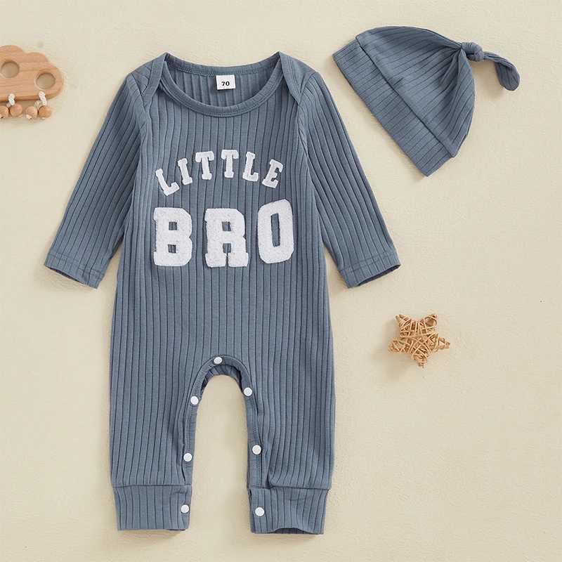 Clothing Sets Infant Boys 2-Piece Outfit Short Sleeve Striped Bodysuit with Matching Shorts and Sun Hat for Summer Fun H241126