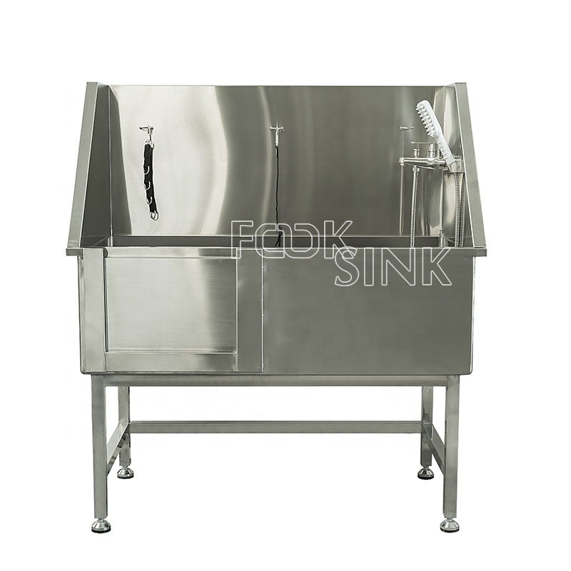 Multifunction Easy o Clean Washbasin for Dogs 304 Stainless Steel Dog Grooming Bath Tub
