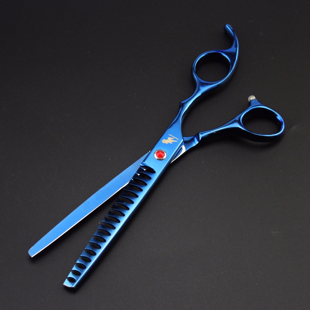 Pet Scissors 7" Cutting Curved Pet Grooming Scissors Professional Shears Salon Barber Using Dogs & Cats