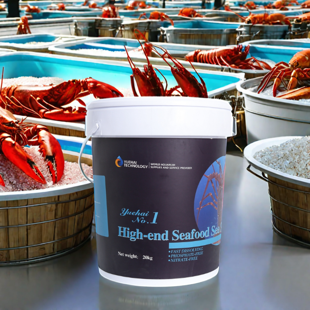 Professional Factory 25kg bag 1000kg per bulk bag Farm Crab Shrimp lobster salt synthetic yuehai AquaCulture sea salt