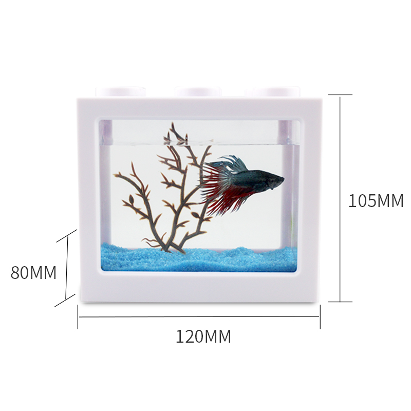 aquarium fish tank for betta plastic fish tank with LED light