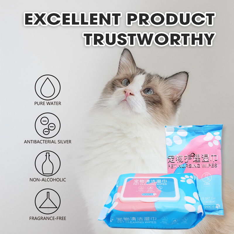 pet wipes for cats natural and mild formula hypoallergenic wipes for pets safe and clean