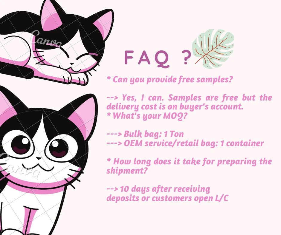 ECO-FRIENDLY CAT LITTER MADE FROM CASSAVA/TAPIOCA 100% SAFETY FOR ANIMALS NO CHEMICAL BROWN COLOR SMALL GRANULAR
