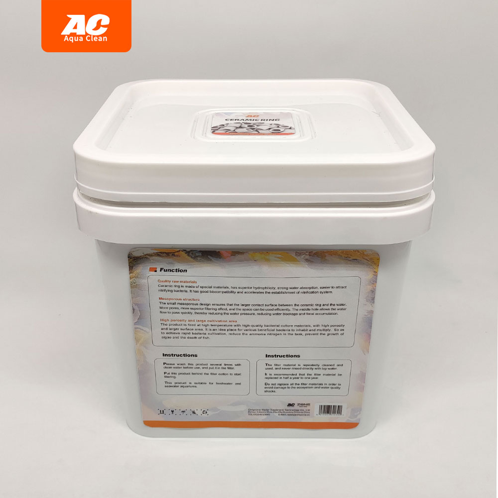 25mm Aquarium Filter Media Ceramic Rings