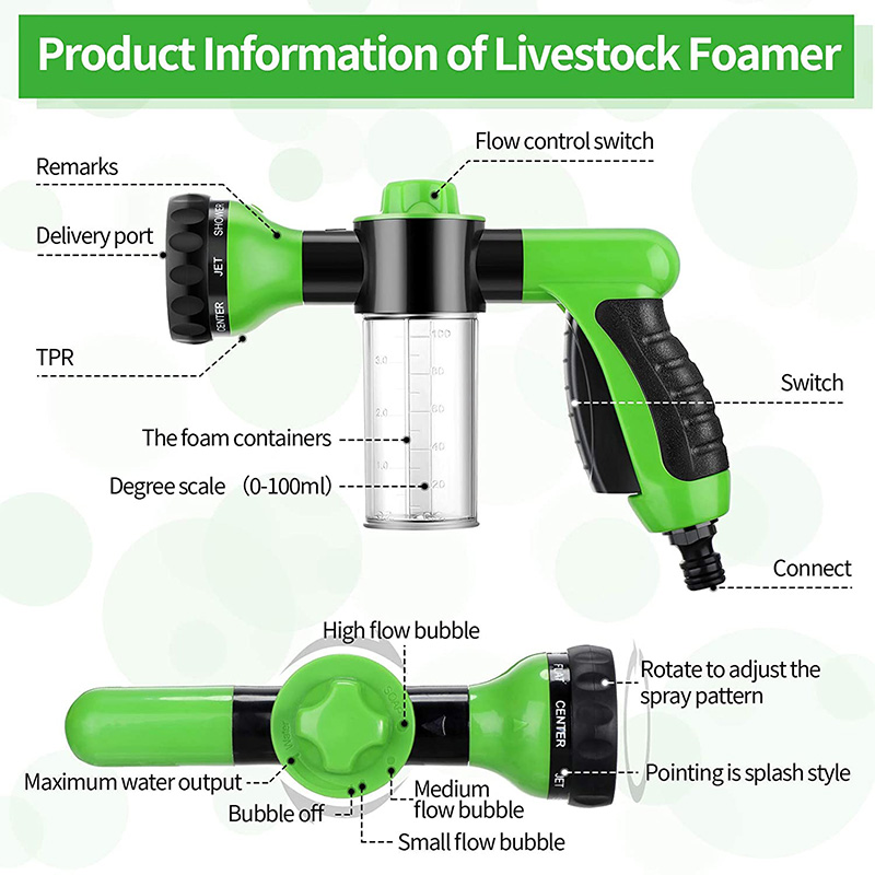 Pet Wash Bath Rubber Brush Water Sprayer Scrubber Tool Dog Cleaning Comb Spray Foamer Wash Bath Shower Massage Dog Accessories
