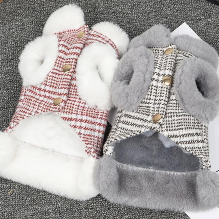 Autumn Winter Thickening rabbit hair Vest for Small Dogs Puppy T-Shirt Fleece Pullover Pet Clothing