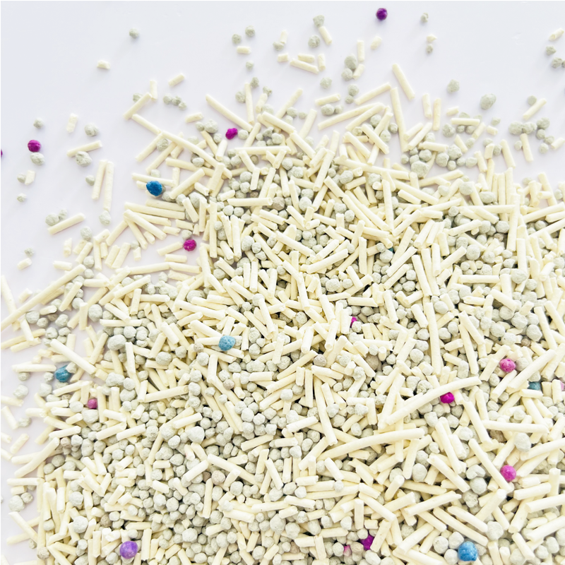 Natural Kitty Litter Strong Clumping Flushable Cat Litter Odor Control Dust-Free Mixed cat Litter