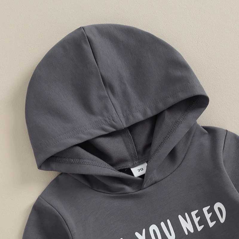 Clothing Sets Infant Baby Boys 2pcs Hoodie Pants Set Fall Winter Long Sleeve Plaid Print Sweatshirts Elastic Waist Trousers Infant Clothes H241126