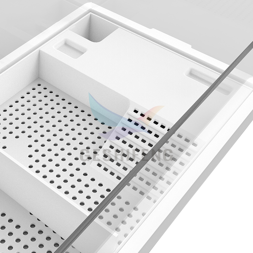 Custom Plastic Ultra White Glass Turtle Basin Combination Turtle Jar Products Tortoise Enclosure
