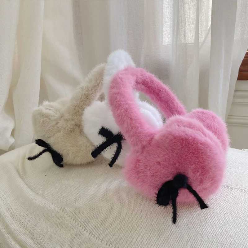Winter Plush Ear Protection Earmuffs Plush Comfortable Keep Warm Earmuffs Fashion Unisex Outdoor Ear Protect Decorate EarmuffsXJ241126