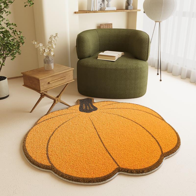 Round Carpet Living Room Dirty Resistant Easy Care Maiden Bedroom Carpet Study Swivel Chair Floor Mat Dresser Non-Slip Pad M260207