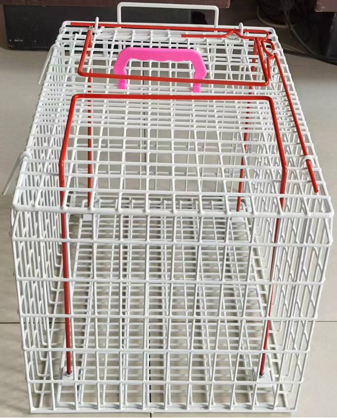Hot dipped Galvanized pvc coated wire mesh quail cage pet cage