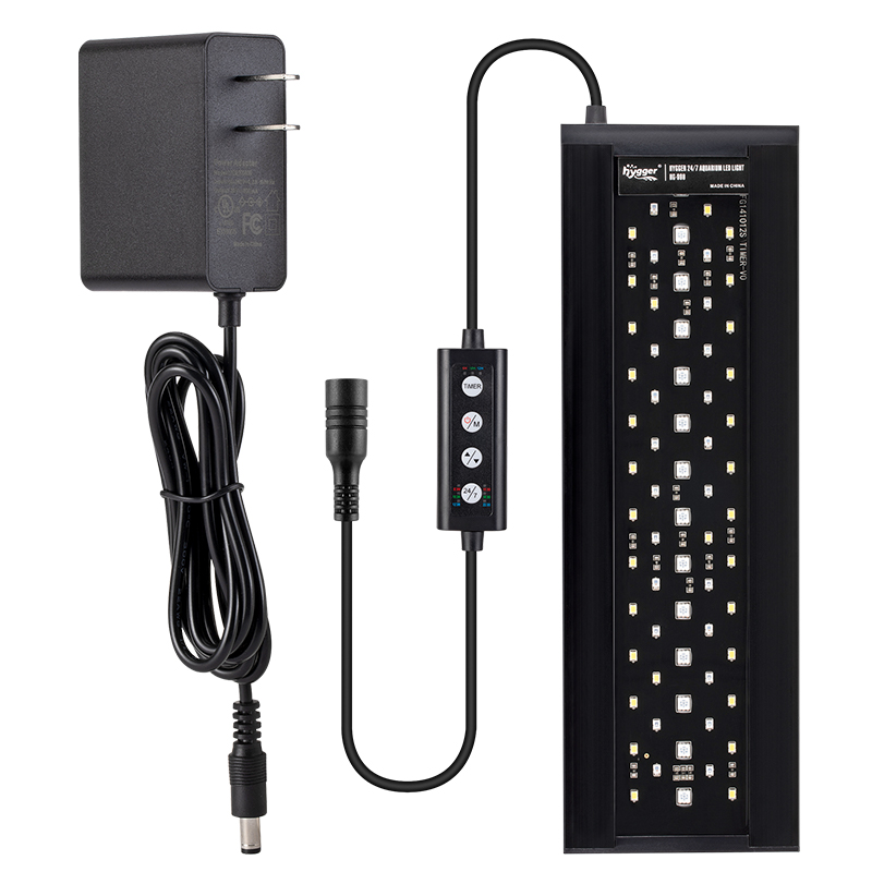 hygger Aquarium Lights 24/7 Full Spectrum Reef Aquarium Lights Clip LED Lamp for Aquarium Cabinet